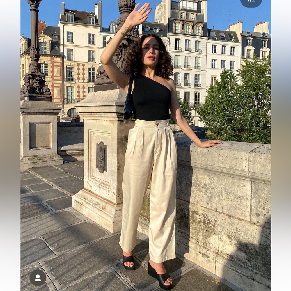 THE SISTERHOOD Jennifer Trouser - Beige - Size S